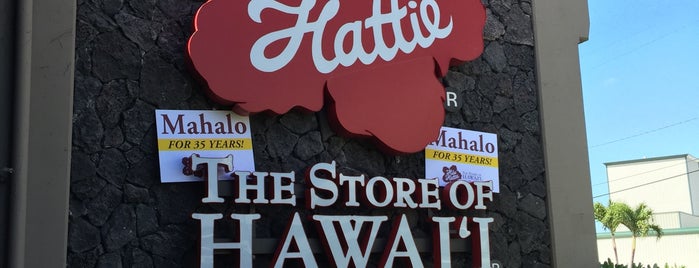 Hilo Hattie is one of oahu.