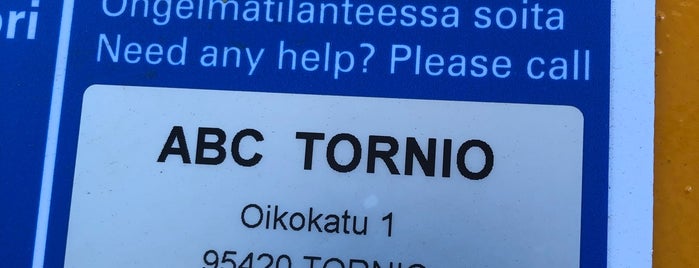 ABC Tornio is one of ABC-liikennemyymälät.