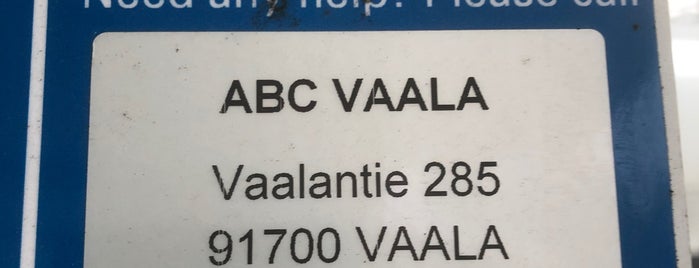 ABC Vaalanportti is one of ABC-liikennemyymälät.