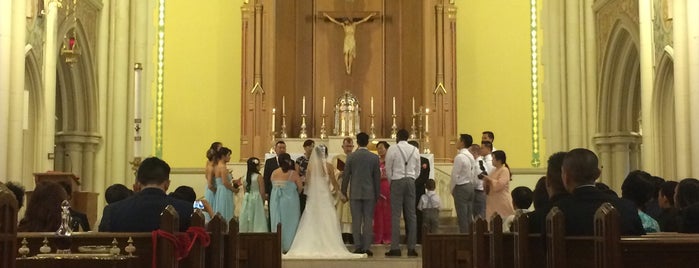 St. Bridget's Church is one of M&A's Philly Wedding.