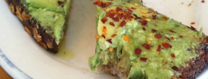 Avocado on toast. It's a thing.