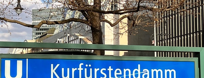 H U Kurfürstendamm is one of U & S Bahnen Berlin by. RayJay.