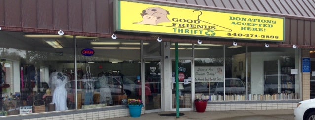 Good Friends Thrift is one of Thrift Score Cleveland.