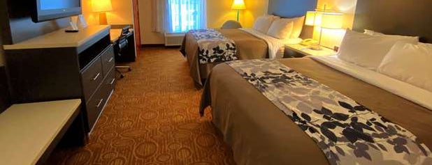 Sleep Inn & Suites is one of hotels to stay at.