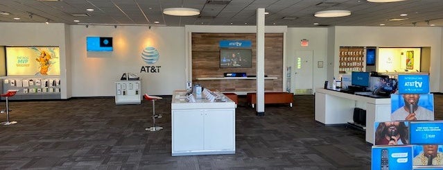 AT&T is one of Stores/shopping.