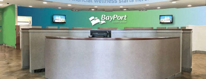 BayPort Credit Union is one of favorite places.