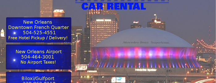 Nifty Car Rental is one of The 15 Best Places with Good Service in New Orleans.