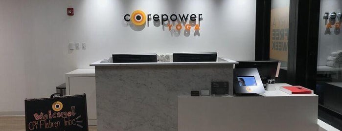 CorePower Yoga is one of Favorite Yoga Studios.