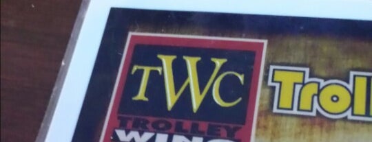Trolley Wing Company is one of สถานที่ที่ Peter ถูกใจ.