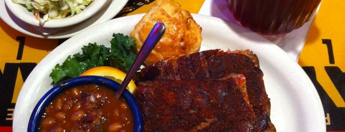 Red Hot & Blue  -  Barbecue, Burgers & Blues is one of The 9 Best Places for Spare Ribs in Fort Worth.
