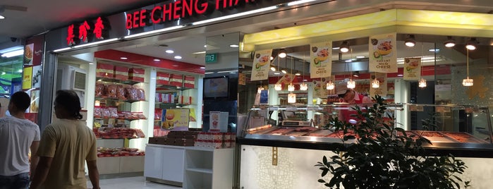 Bee Cheng Hiang Geylang is one of SIN to go.