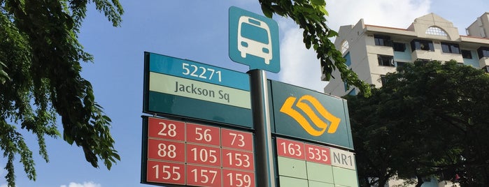Bus Stop 52271 (Jackson Square) is one of Waiting Point.