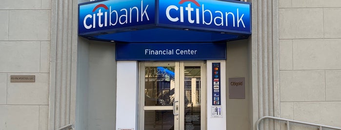 Citibank is one of NYC Manhattan East (E 60+).