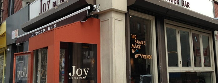 Joy Burger Bar is one of The East Harlem List by Urban Compass.