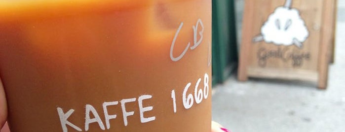 Kaffe 1668 is one of The Absolute Best Iced Coffees in NYC.