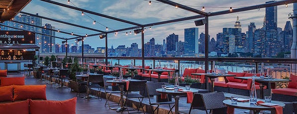 Penthouse 808 is one of Sit Outside: Alfresco Dining in NYC.