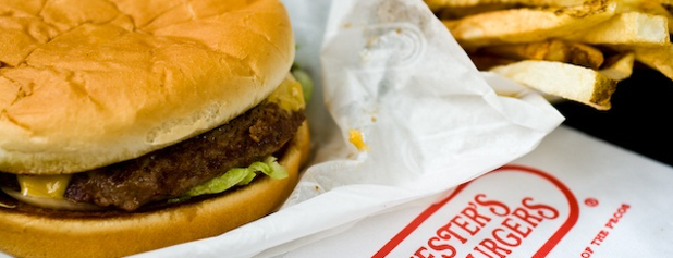 Chester's Hamburgers is one of The 50 Best Burgers in America, by State.