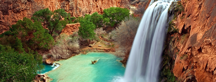 Havasu Waterfall is one of The Most Beautiful Spot in Every U.S. State.