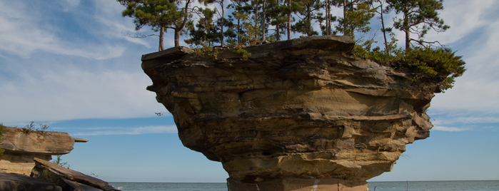Turnip Rock is one of The Most Beautiful Spot in Every U.S. State.