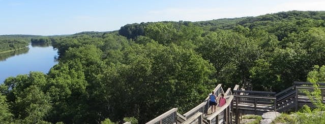 Castle Rock State Park  Campground is one of 5 Places to Go Hiking in (or Around) Chicago.