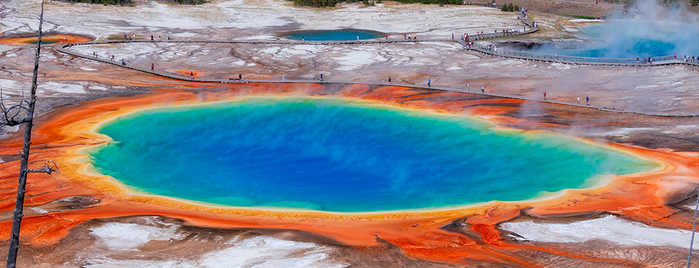 Grand Prismatic Spring is one of The Most Beautiful Spot in Every U.S. State.