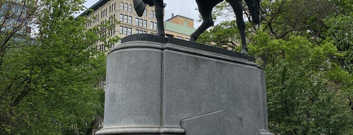 George Washington Statue is one of USA NYC MAN NoMad.