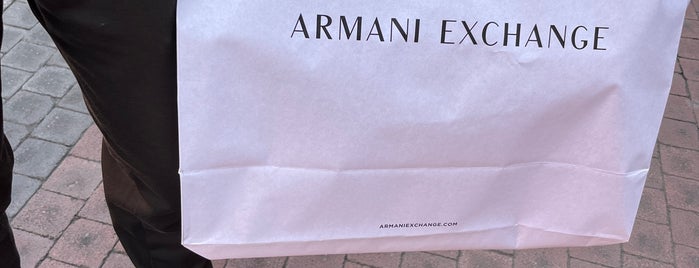 Armani Exchange is one of Top Shopping.