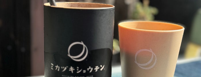 Mikazuki Shoten is one of coffee shops ❤️☕️.