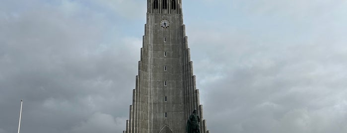 Hallgrímskirkja is one of Reykjavik rainy day.