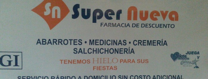 Farmacia Super Nueva is one of Locais curtidos por Santiago Argüero.