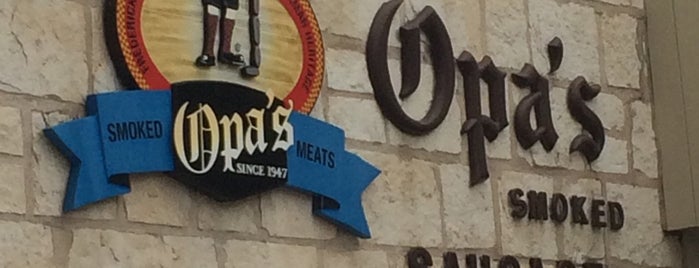 Opa's Smoked Meats is one of S. Texas.