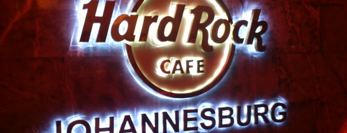 Hard Rock Cafe Johannesburg is one of Tempat yang Disukai Sabrina.