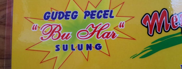 Gudeg Pecel Bu Har is one of Food Adventure.