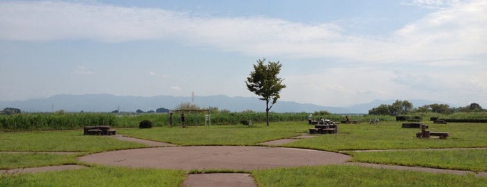 阿賀野川河川公園 is one of メモ.