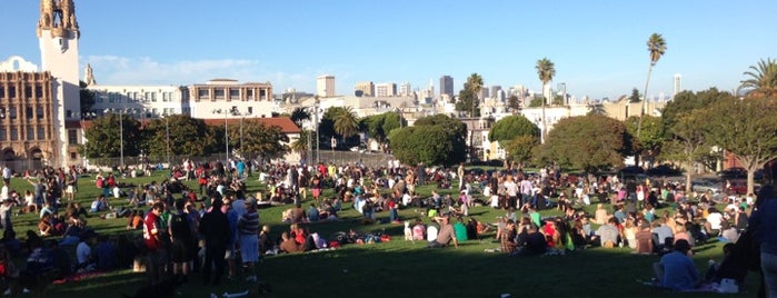 Mission Dolores Park is one of Tuesday.