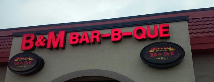 B&M Barbeque is one of Places to eat in the land....
