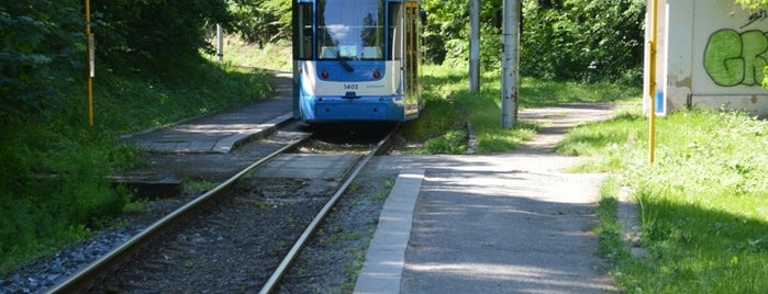 Horní Lhota (tram) is one of Tramvajové zastávky v Ostravě.
