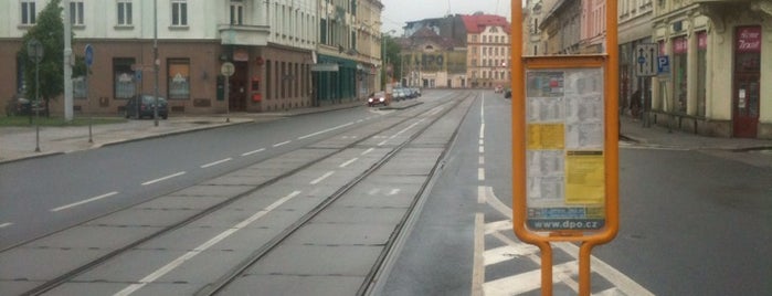 Náměstí S. Čecha (tram) is one of Tramvajové zastávky v Ostravě.