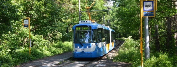 Dolní Lhota, U Obory (tram) is one of Tramvajové zastávky v Ostravě.