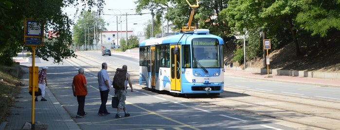 Kpt. Vajdy (tram) is one of Tramvajové zastávky v Ostravě.