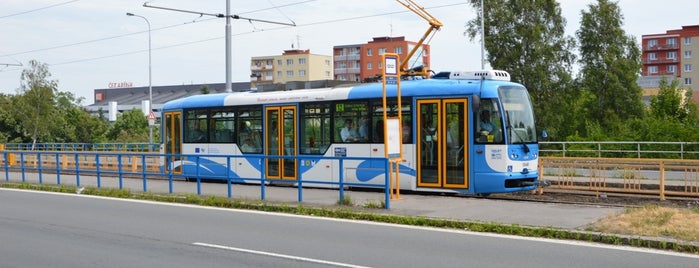 Tylova (tram) is one of Tramvajové zastávky v Ostravě.