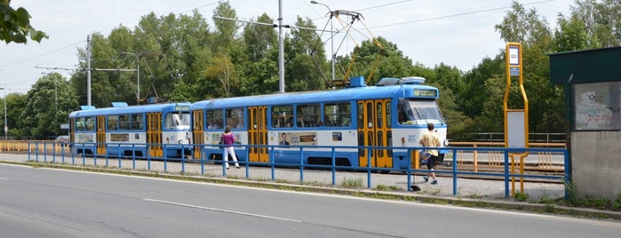 Dolní (tram) is one of Tramvajové zastávky v Ostravě.