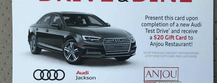 Audi & VW - Jackson is one of Super'in Beğendiği Mekanlar.