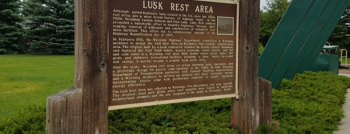 Lusk Rest Area is one of Nate'nin Beğendiği Mekanlar.