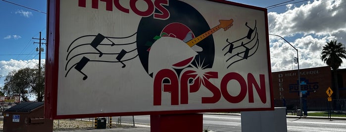 Tacos Apson is one of Las Cruces NM.