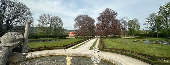 Castle Garden is one of Český Krumlov.