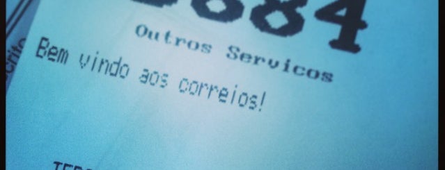 Correios is one of mayor list.