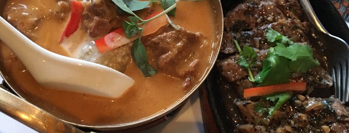 Tumnan Thai is one of The 15 Best Places for Marinated Beef in London.