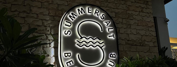 Summersalt Beach Club is one of UAE.