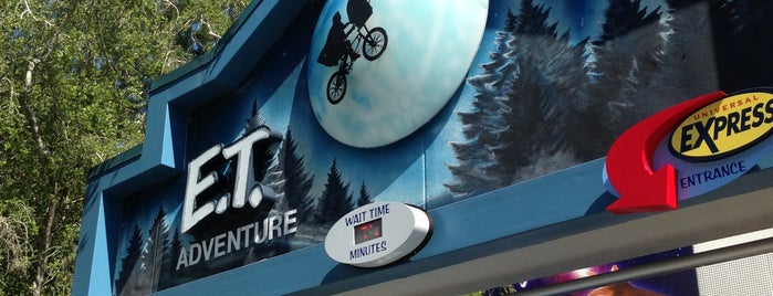 E.T. Adventure is one of Universal Studios.